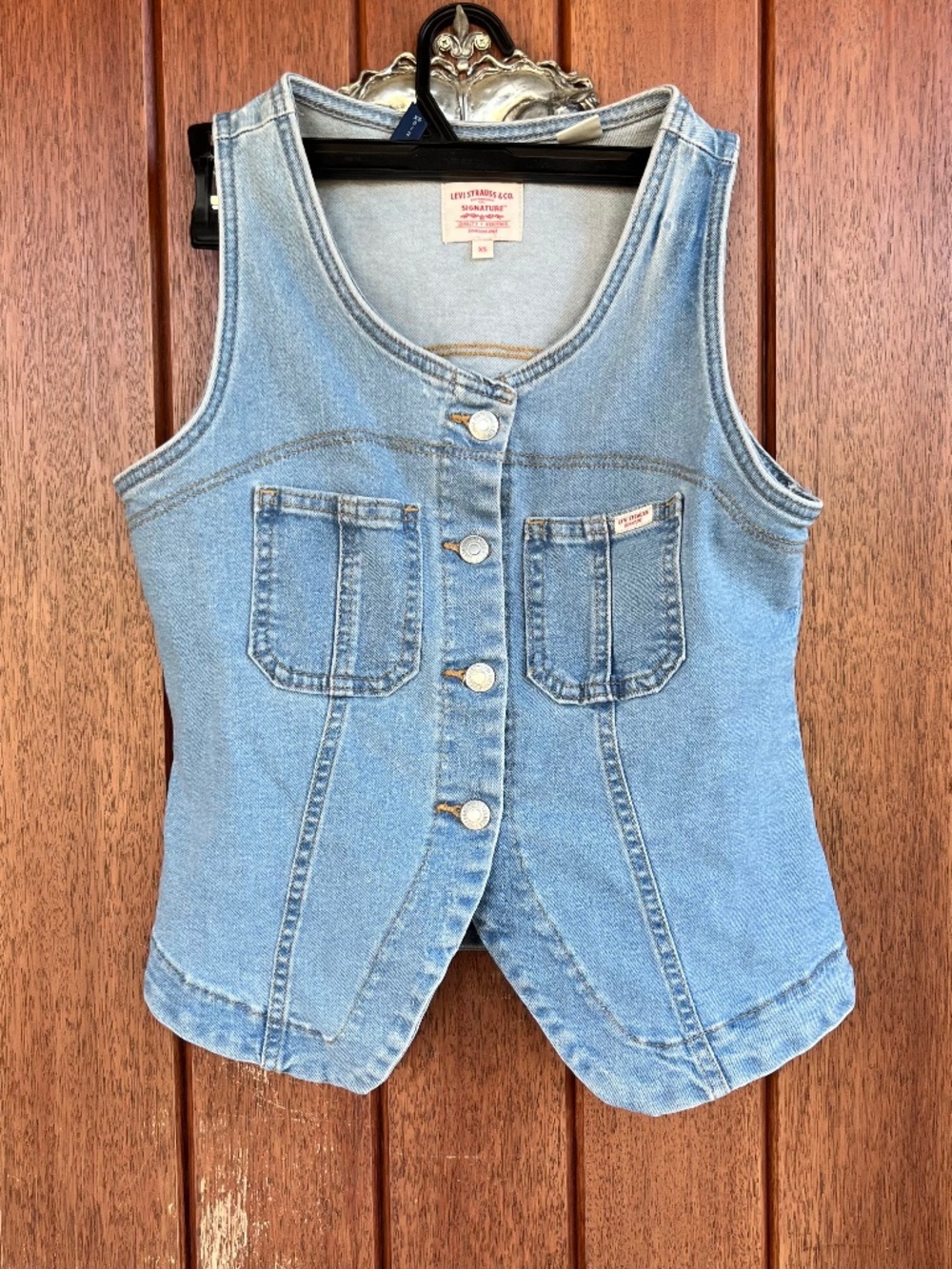 Levi Strauss Denim Vest - Picture 1 of 3